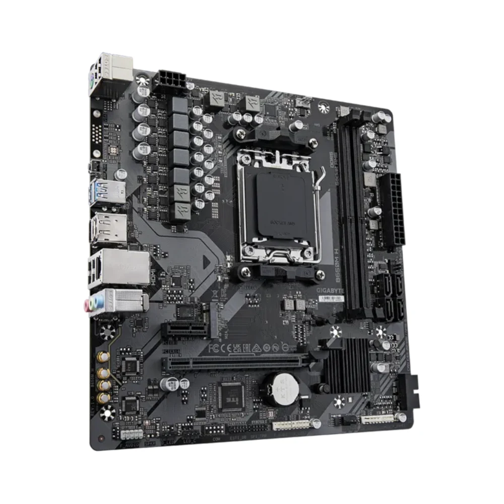 Gigabyte Motherboard B650M H DDR5 For AMD Ryzen view 3